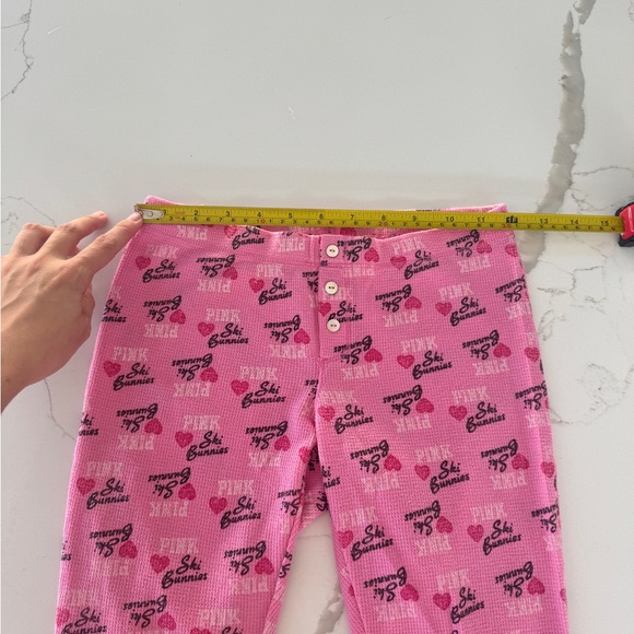 2007 RARE Victoria's Secret PINK ski bunny matching lounge/pajama set -size XS/S - Picture 9 of 11